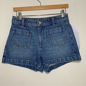 J. Crew Patch Pocket Classic Blue Jean Shorts
